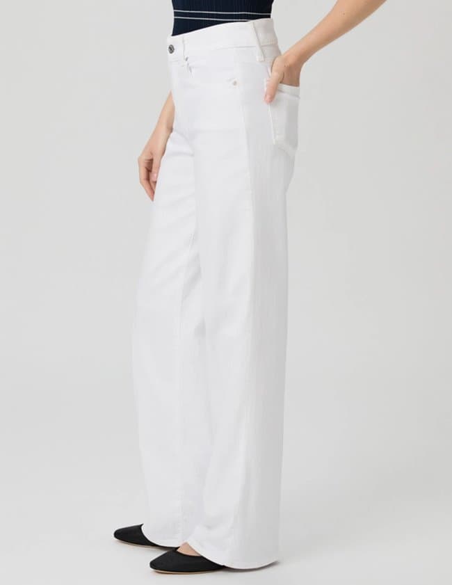 Paige Sasha Jeans White side