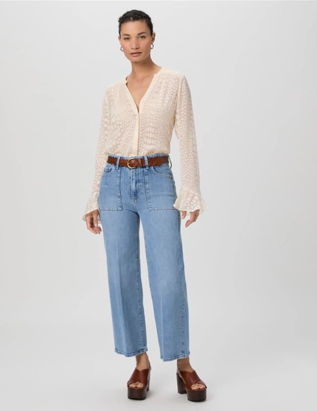Paige Jeans anessa patch pockets jean - marlena