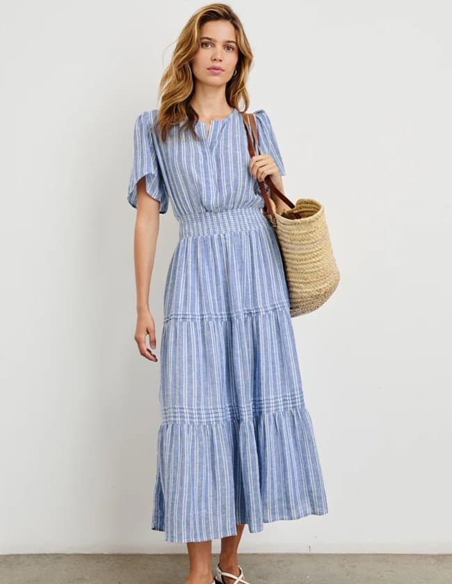 Rails cannes dress - lake view stripe