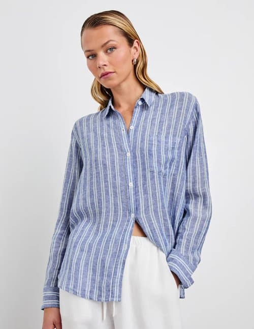 Rails charli shirt - lake view stripe