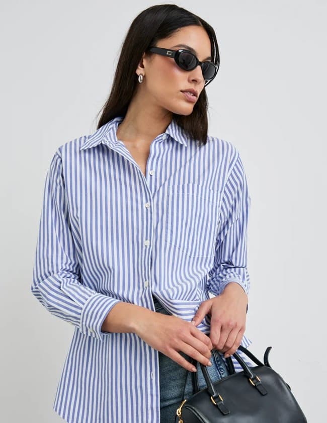 Rails elsa shirt - mariner stripe