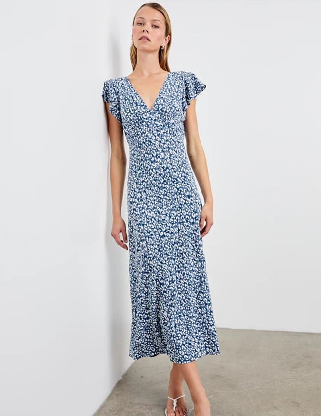 Rails kenz dress - blue cheetah