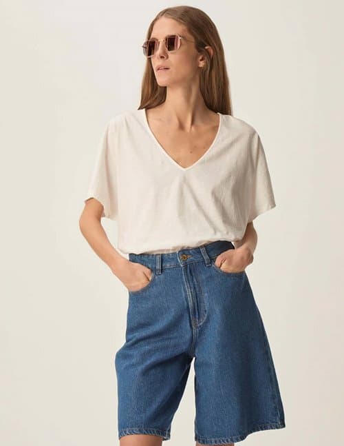 Des Petits Hauts zaeline tee - ecru