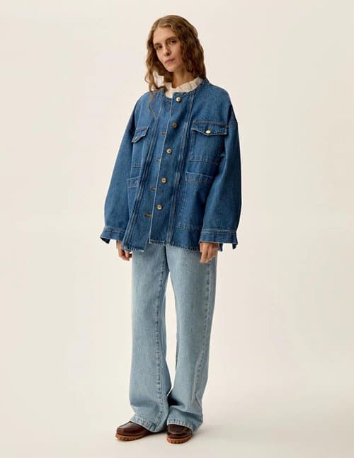 Des Petits Hauts lousse jacket - blue