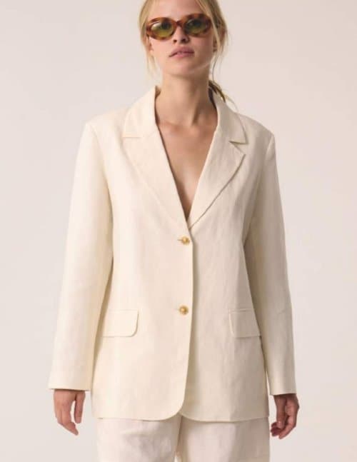 Des Petits Hauts taho jacket - cream