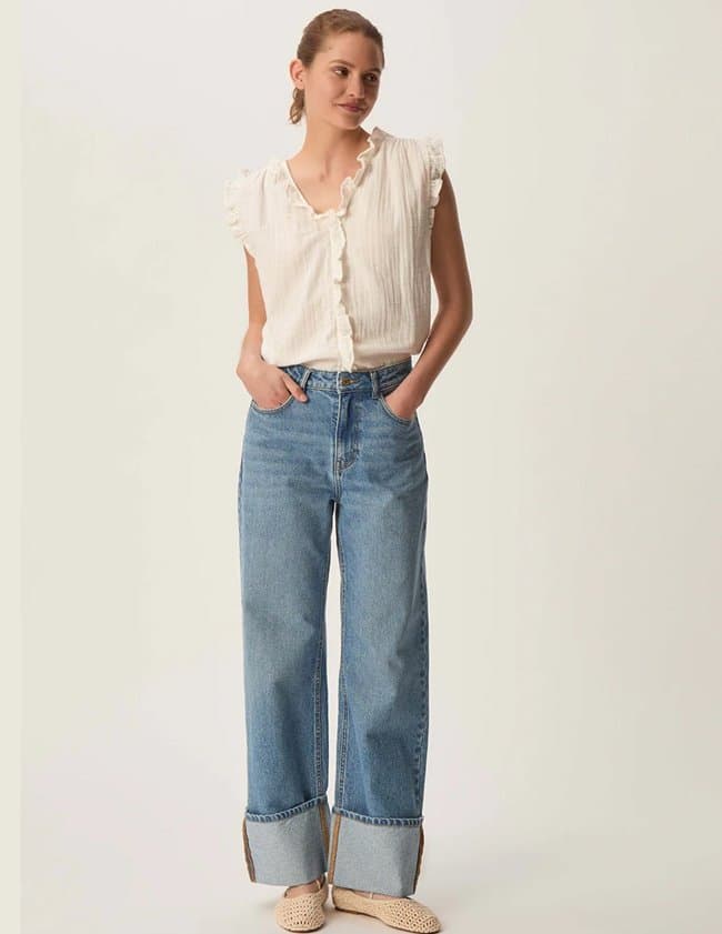 Des Petits Hauts soprano top - ecru side