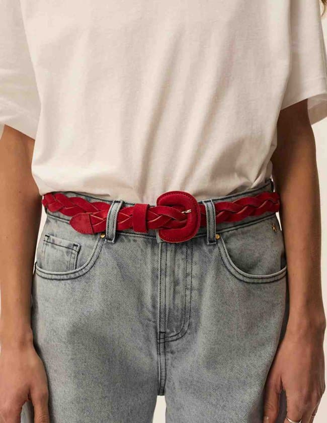 Des Petits Hauts pigna belt - cerise