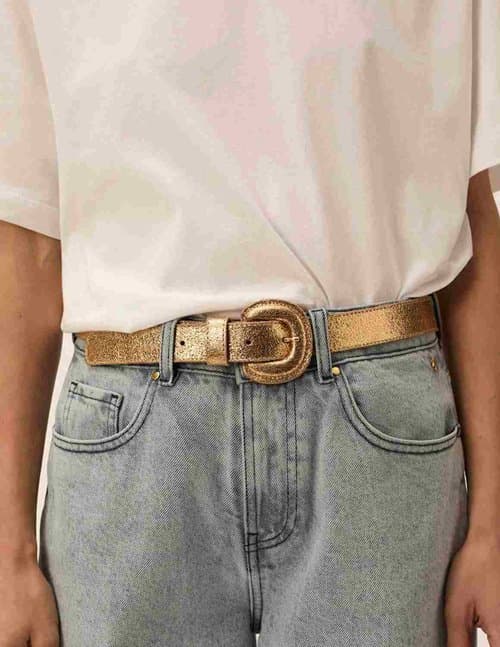 Des Petits Hauts prunelle belt - gold