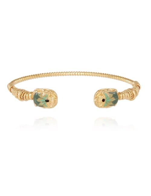 Gas Bijoux duality bracelet - green