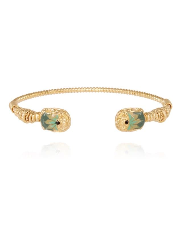 Gas Bijoux duality bracelet - green