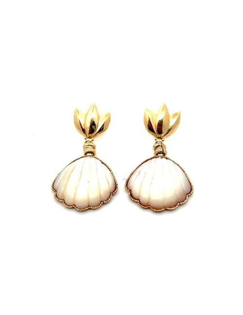 Gas Bijoux sanibel earrings - pearl