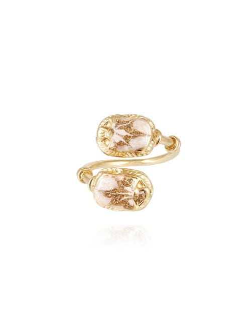 Gas Bijoux duality ring - white