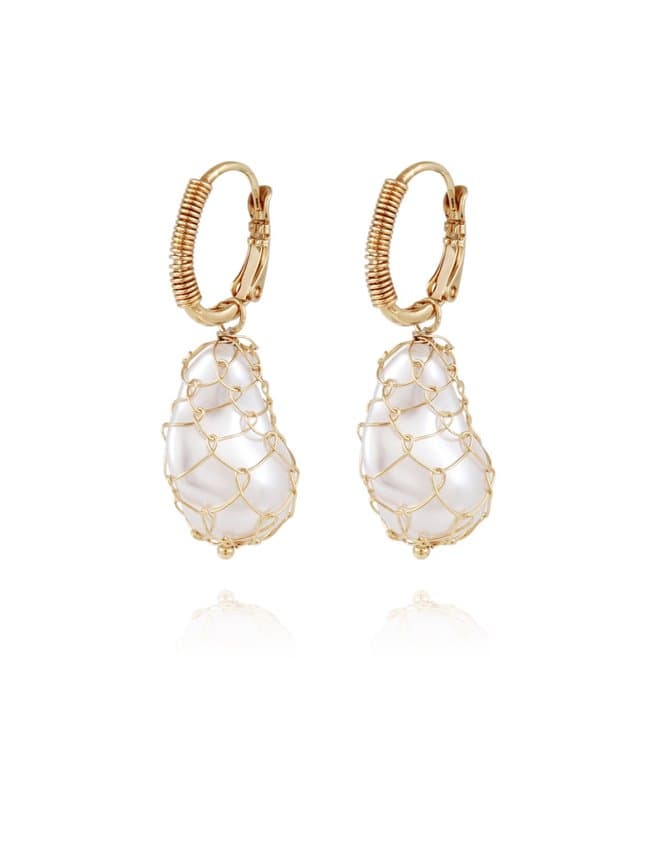 Gas Bijoux tao earring - pearl