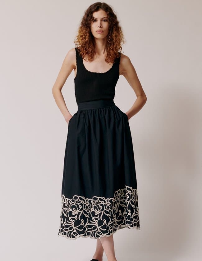 Hofmann Copenhagen lyra skirt - black