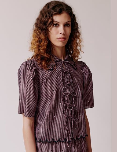 Hofmann Copenhagen maria blouse - begonia pink