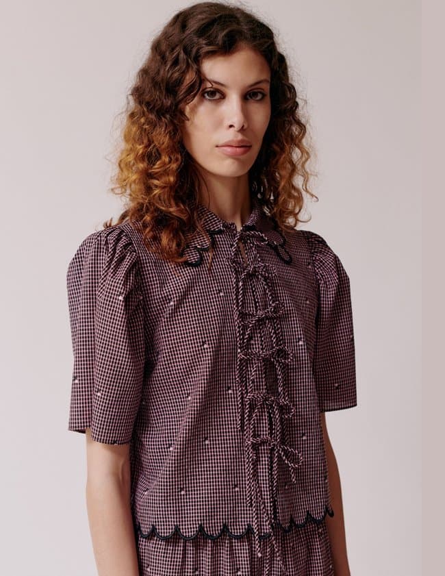 Hofmann Copenhagen maria blouse - begonia pink