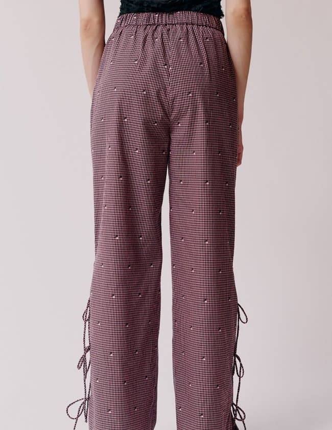 Hofmann Copenhagen mila trousers - begonia pink side