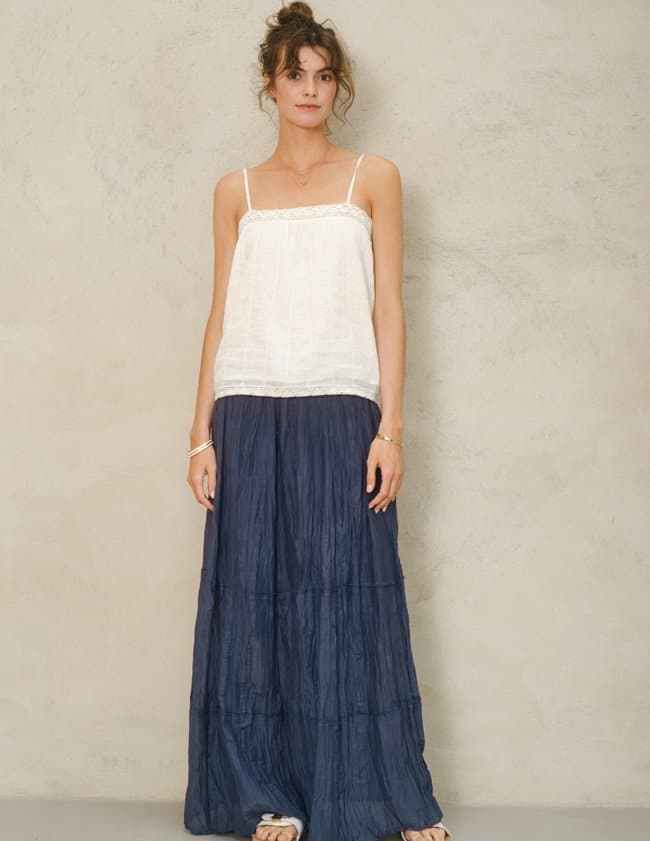 M.A.B.E APPAREL kora skirt - indigo