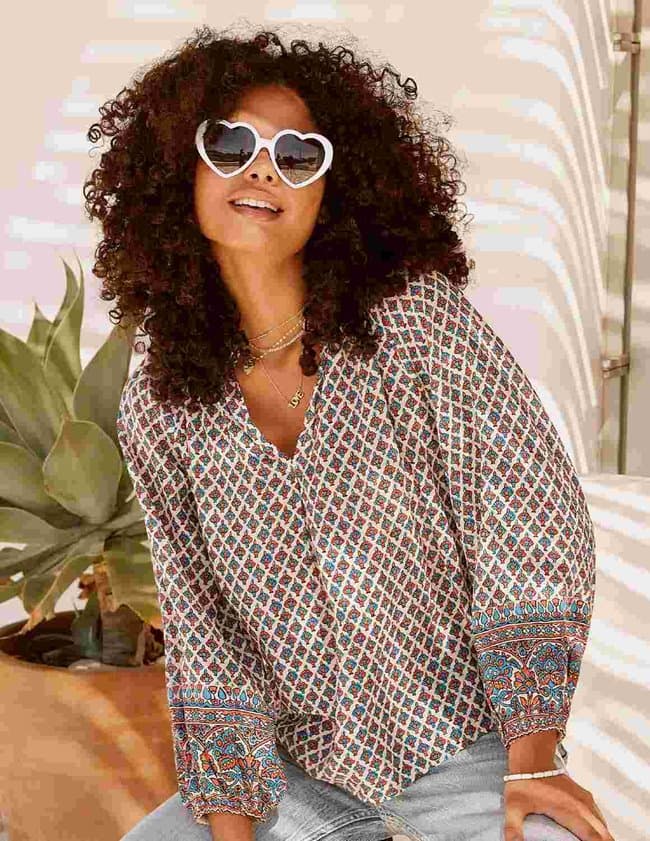M.A.B.E APPAREL viti blouse - orange