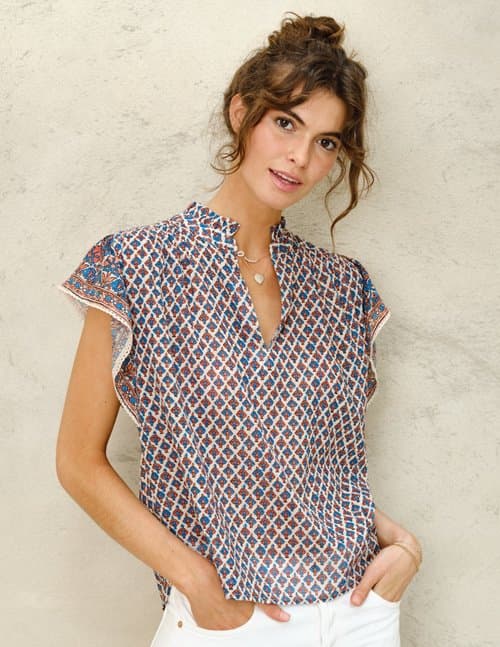 M.A.B.E APPAREL viti top - orange