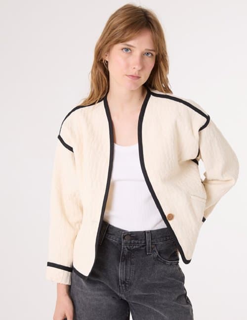 Sacrécoeur daria jacket - bone