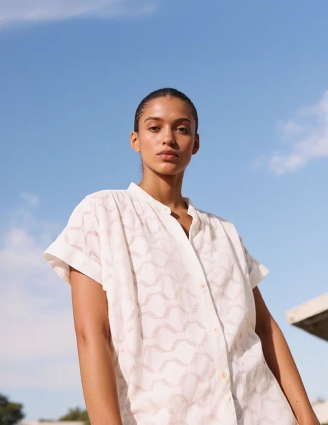 Sacrécoeur louison blouse - white