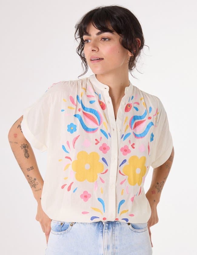 Sacrécoeur maya blouse - multi