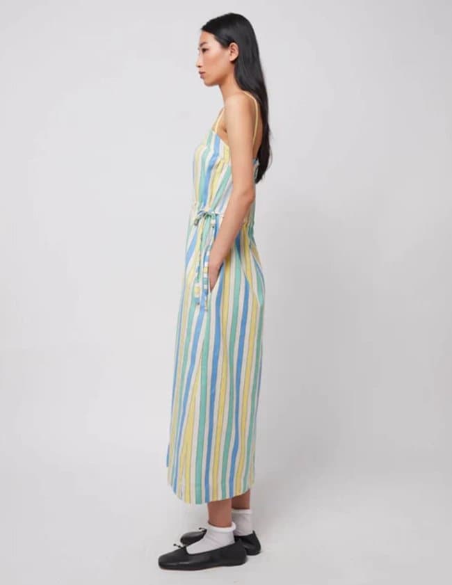 Bobo Choses stripes dress - multicolour detail