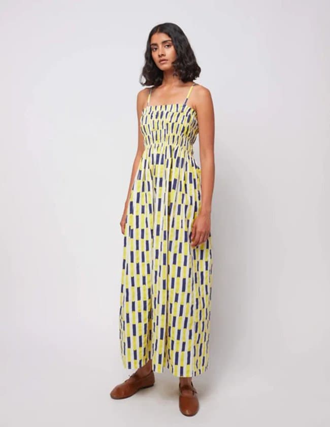 Bobo Choses brush strokes dress - multiolour