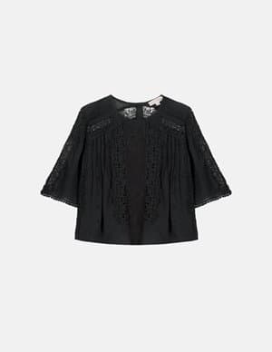 Elise Blouse - Black – us.runawaythelabel.com