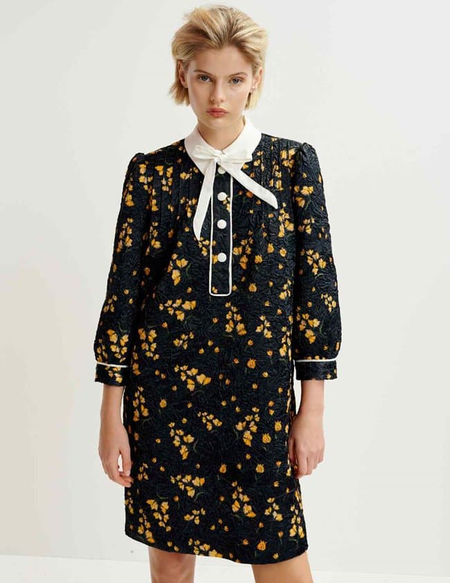 Essentiel Antwerp hima shirt dress - black