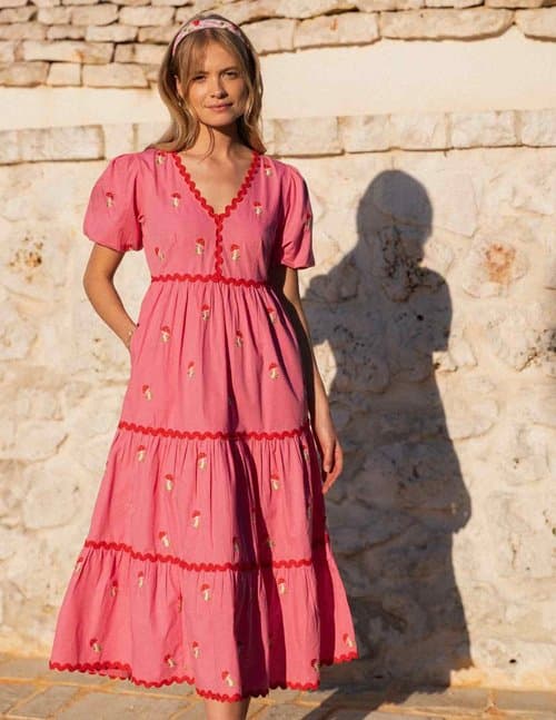Pink City Prints jolie dress - bubblegum