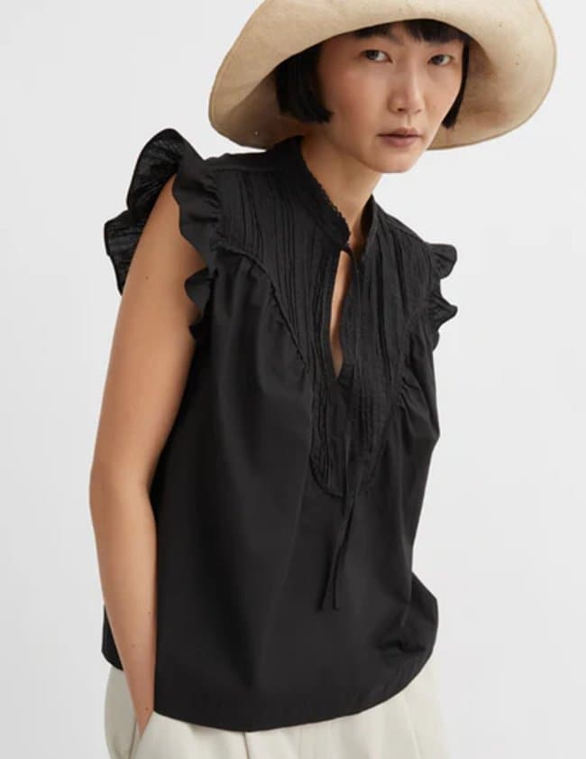 SKALL Studio aurora top - black