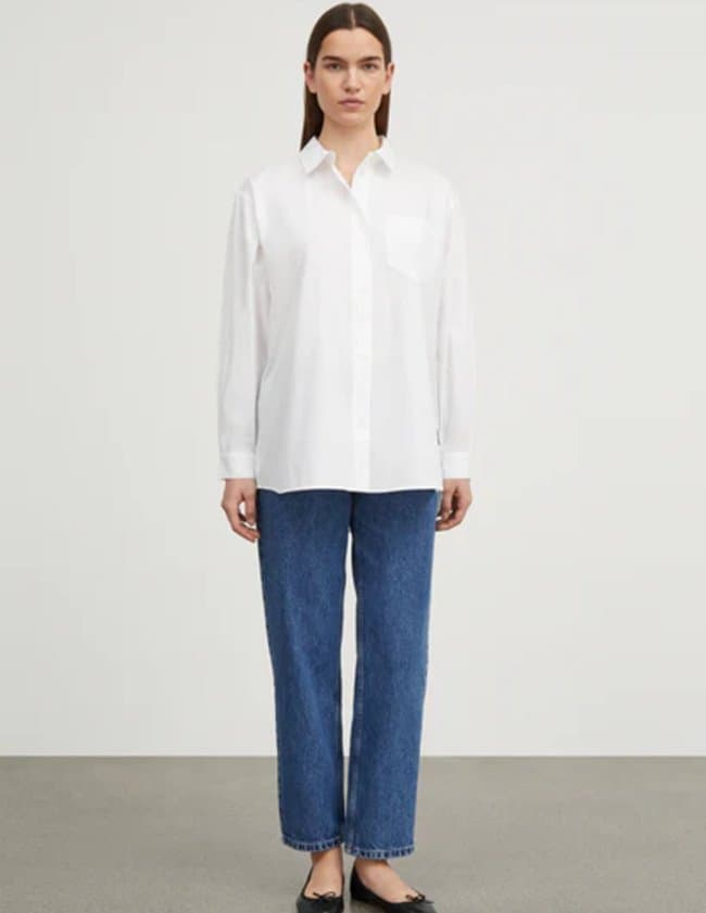 SKALL Studio edgar shirt - white side
