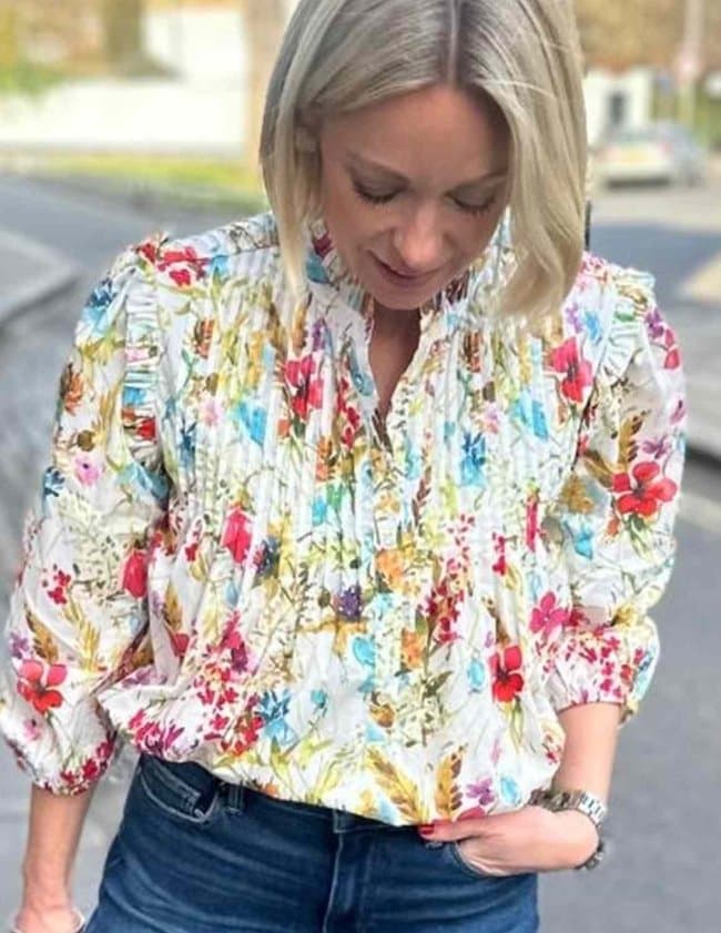 Dea Kudibal linedea blouse - blossom side