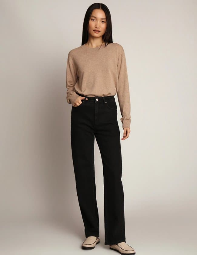 Munthe swelina jumper - sand detail