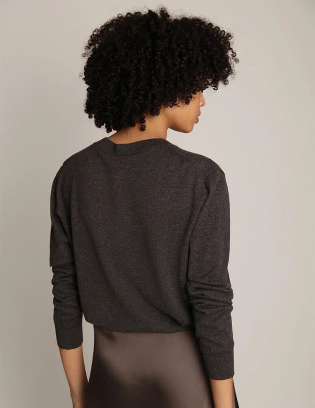 Munthe swelina jumper - charcoal model