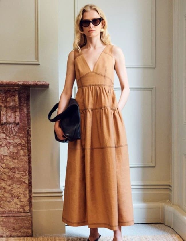 Vivere by Savannah Miller polly dress - caramel