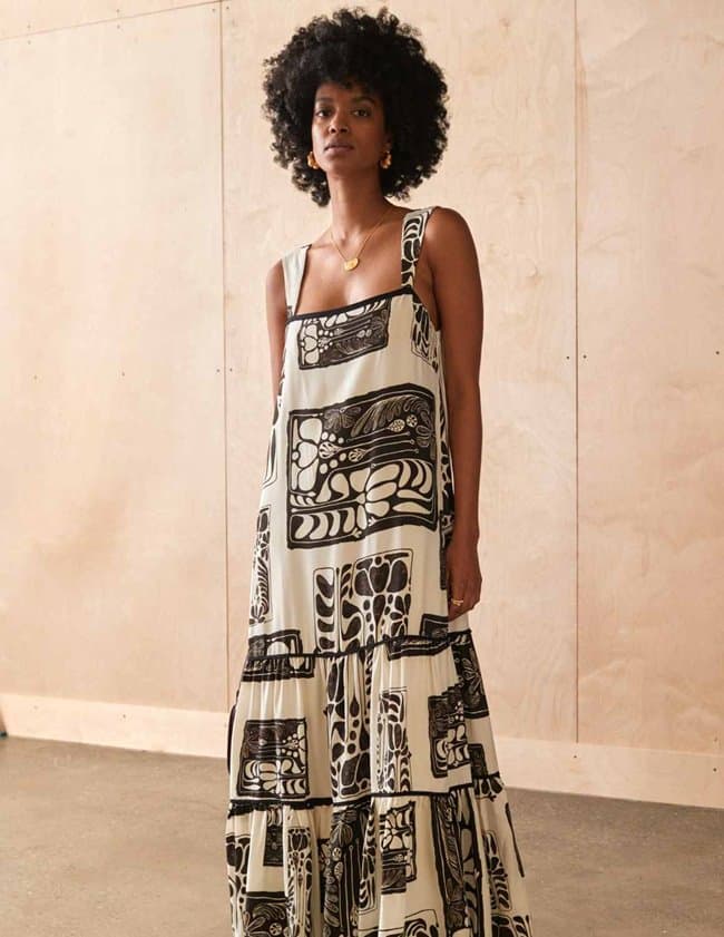 Sancia brydie dress - jondli print