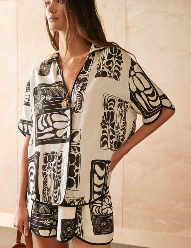 Sancia salina shirt - jondli print