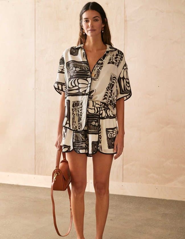 Sancia eymara shorts - jondli print