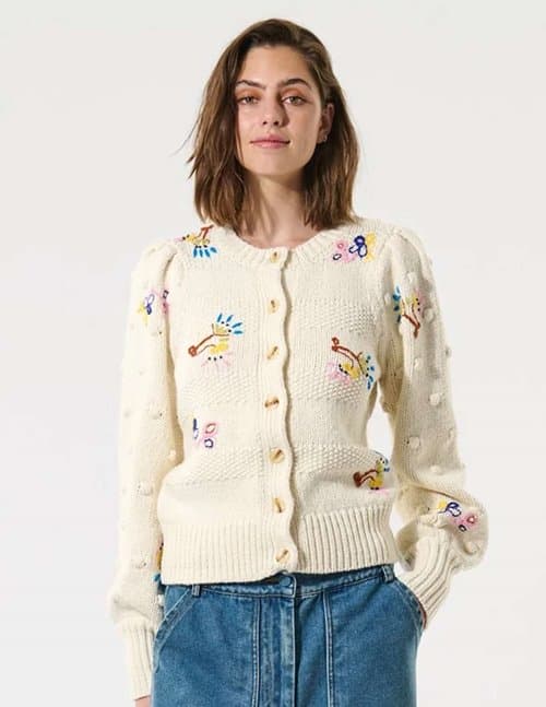 Dea Kudibal bellisiadea cardigan - milk
