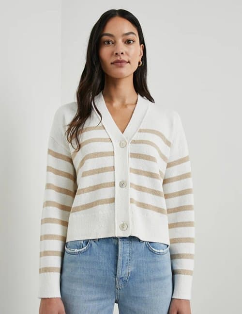 Rails geneva cardigan - ivory / oat