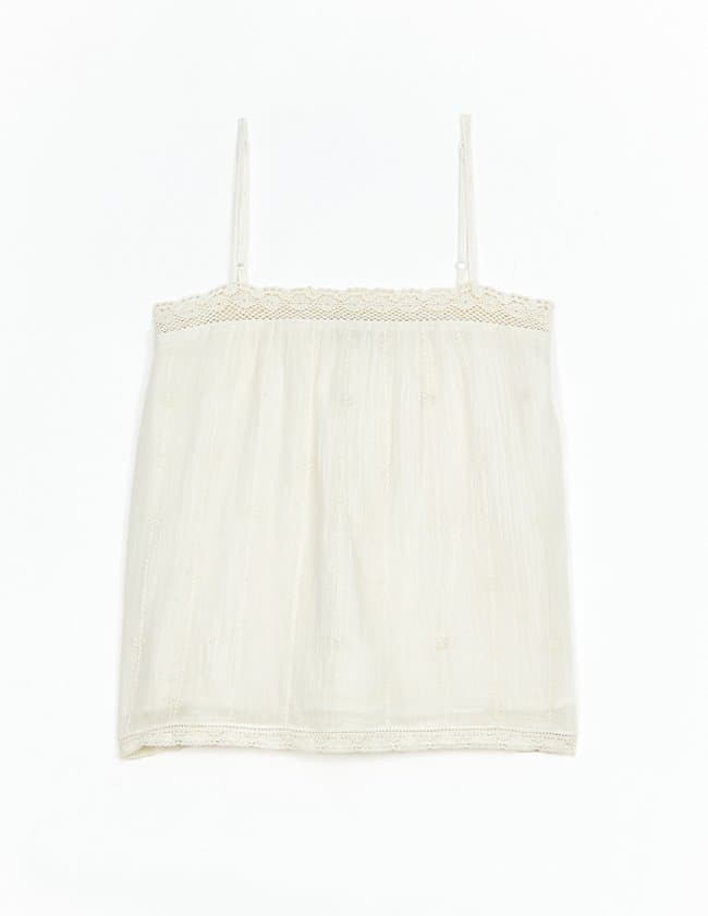 M.A.B.E APPAREL dacy cami - ecru back