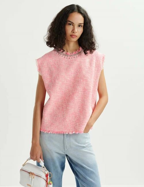 Essentiel Antwerp honduras top - pink