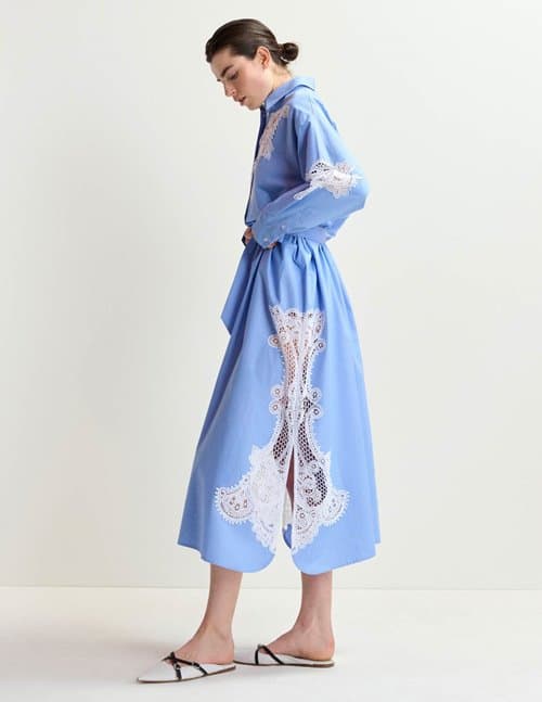 Essentiel Antwerp haze dress - blue