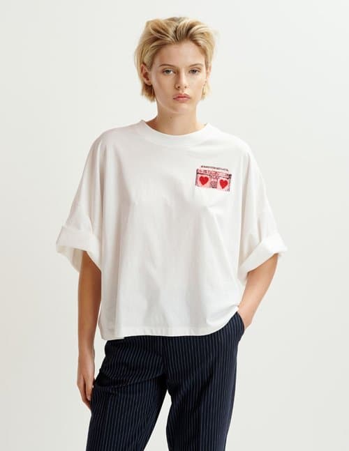 Essentiel Antwerp hadio t - shirt - white