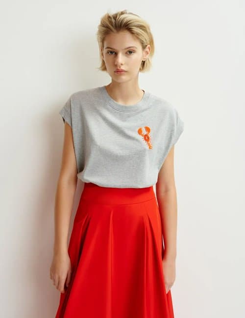 Essentiel Antwerp hobster t - shirt - cloud