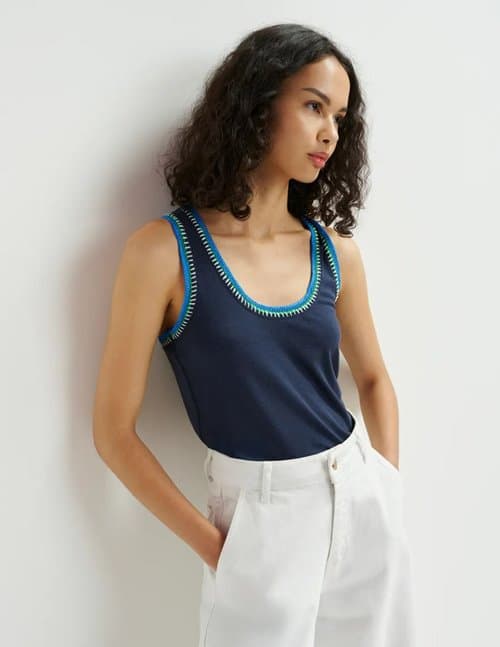 Essentiel Antwerp harcel top - dark navy