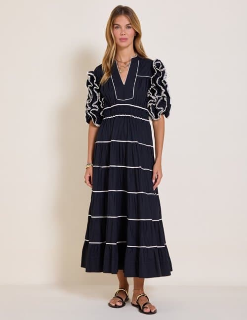 Scarlett Poppies rosemary dress - black